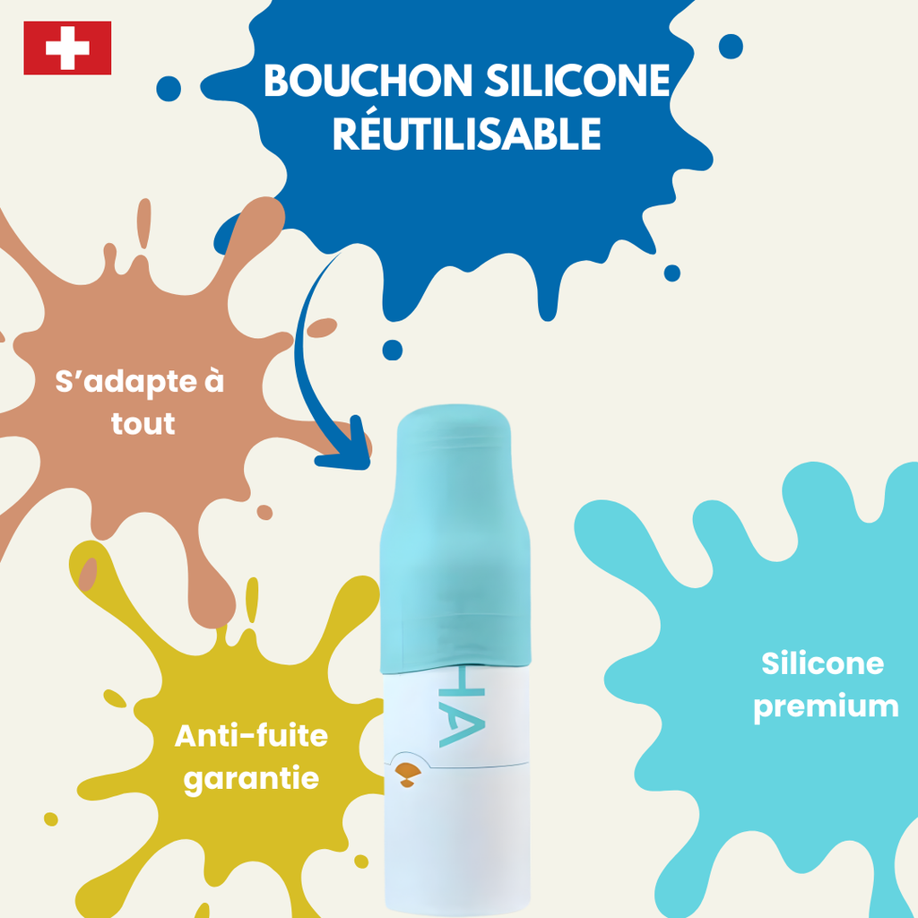 Bouchon silicone Anti Gaspillage