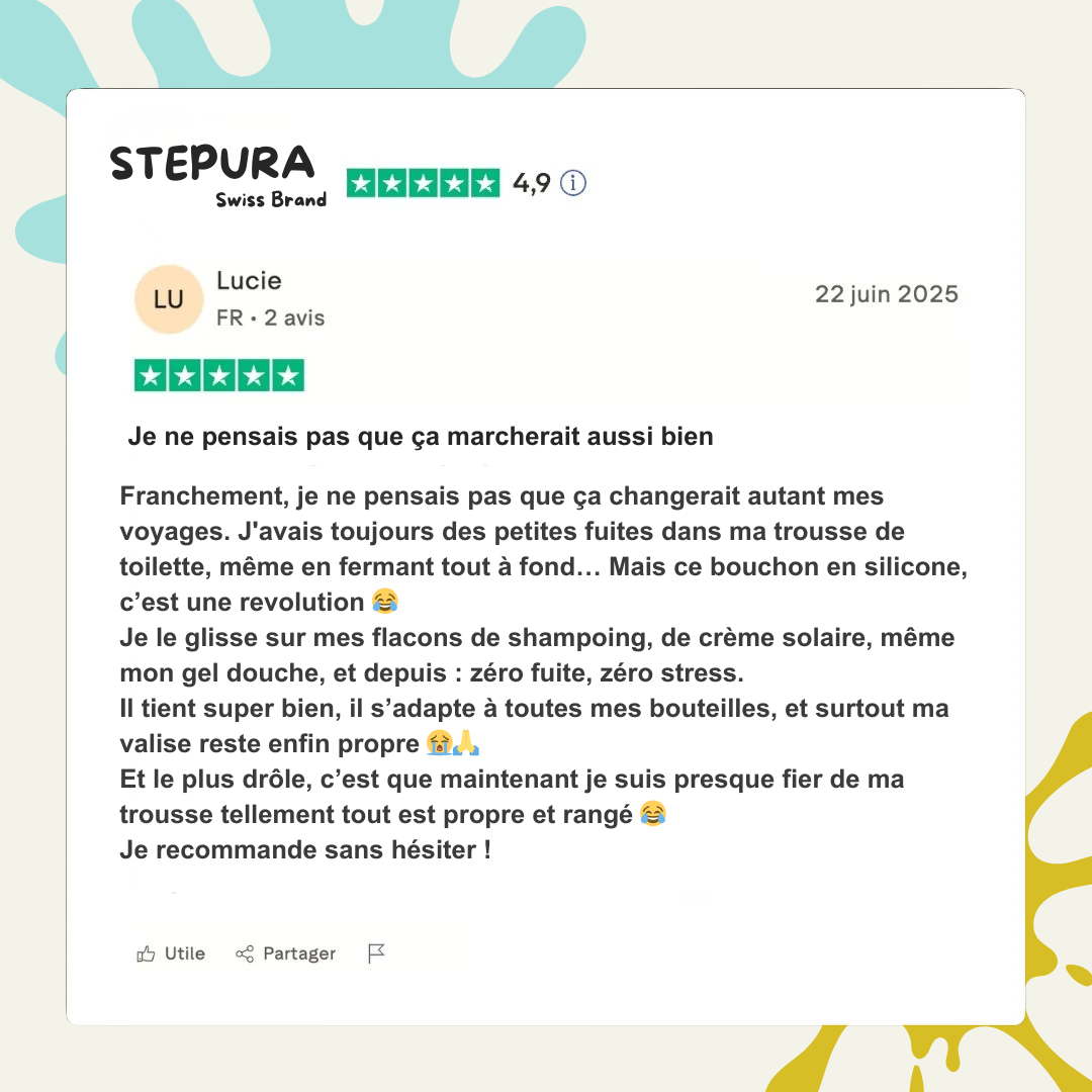 Bouchon silicone Anti Gaspillage